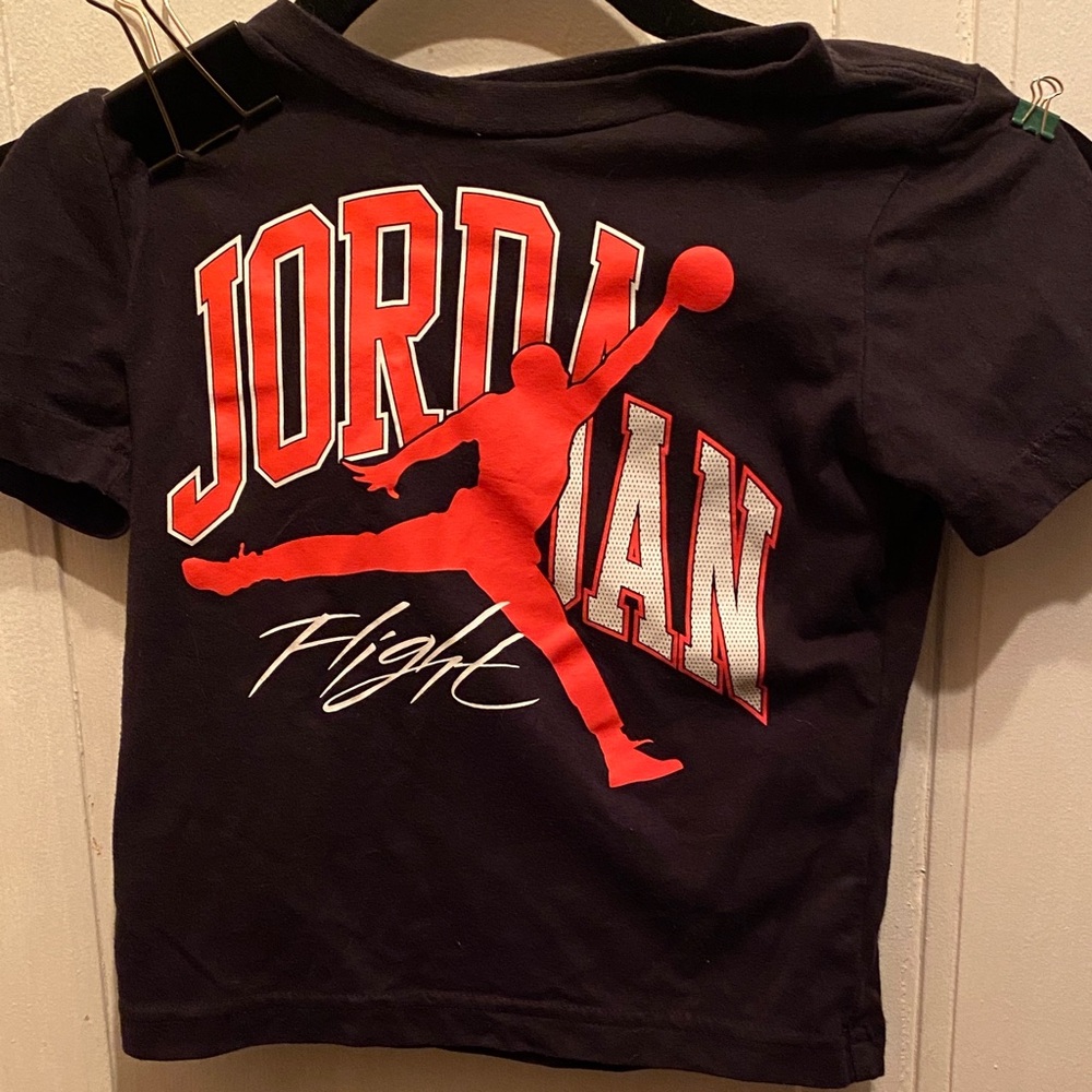 Air Jordan Toddler Black Tee